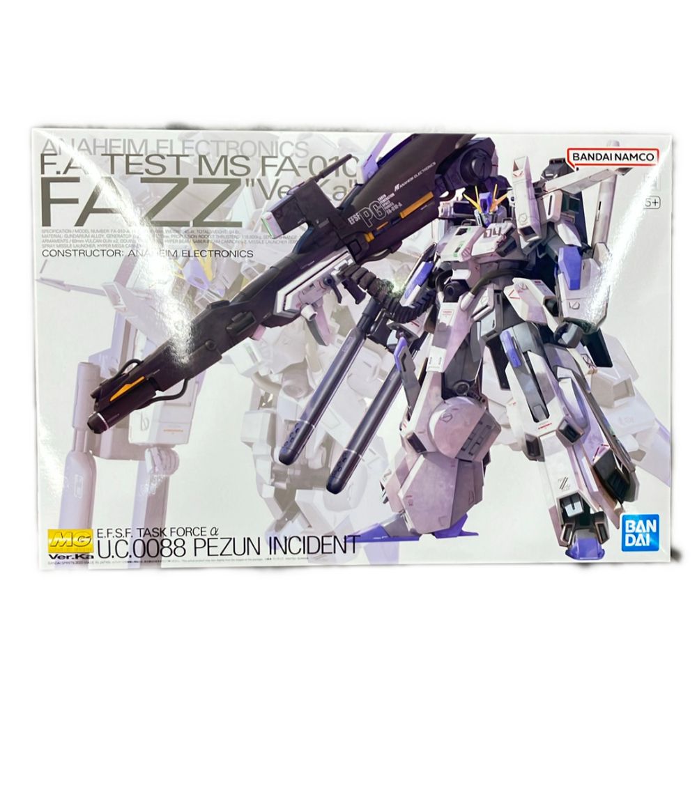 バンダイ 機動戦士ガンダム MG 1/100 FAZZ Ver.Ka プラモデル
