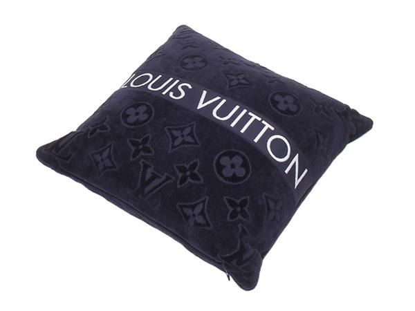 ルイ・ヴィトン クッション LVバケーション コットン ネイビー M78816 LOUIS VUITTON