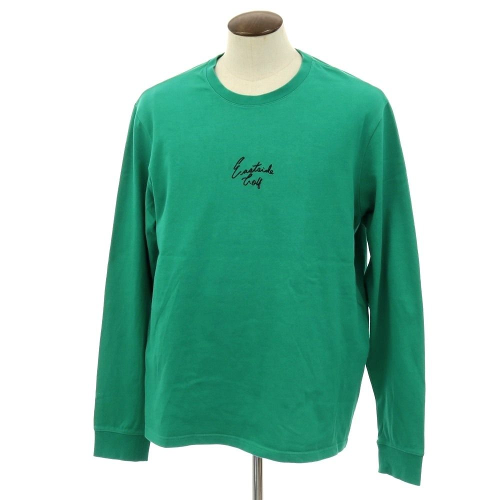 【中古】イーストサイドゴルフ Eastside Golf コットン クルーネック 長袖Ｔシャツ グリーン【サイズXXL】【メンズ】