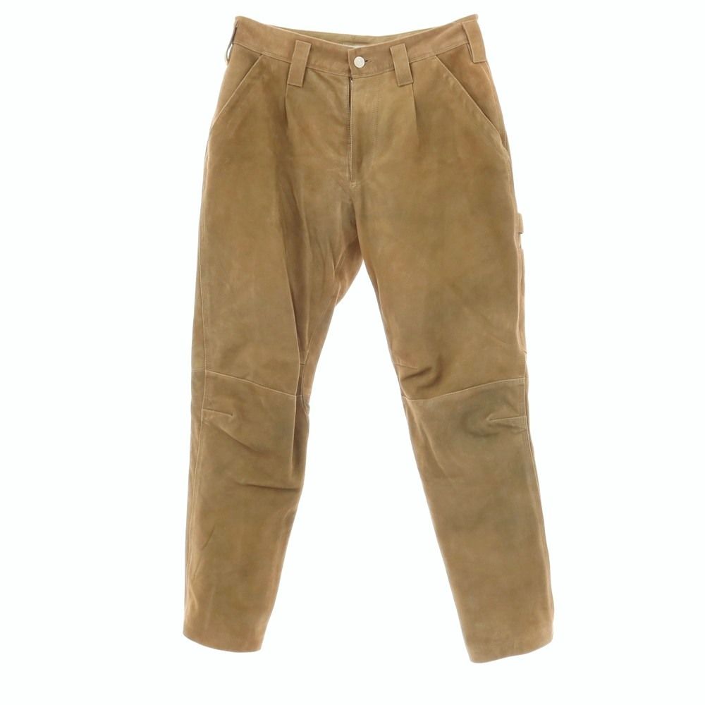 【中古】ノンネイティブ nonnative 2026年春夏 ゴートレザー スエード ペインターパンツ ワークパンツ ベージュ【サイズ1】【メンズ】