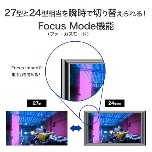 IODATA ゲーミングモニター 27インチ GigaCrysta 320Hz(FHD) 160Hz(4K) AHVAパネル 0.5ms 二刀流DFR DualFrameRate FocusMode ブラック 無輝点保証対応(HDMI×2/D 389df881 IODATA ゲーミングモニター 27インチ GigaCrysta 320Hz(FHD) 160Hz(4K) AHVAパネル 0.5ms 二刀流DFR DualFrameRate FocusMode ブラック 無輝点保証対応(HDMI×2/D 389df881