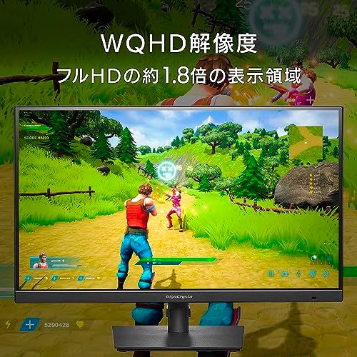 アイ・オー・データ IODATA ゲーミングモニター 27インチ GigaCrysta WQHD 180Hz AHVAパネル ブラック(HDMI×2/DisplayPort/VESA対応/高さ調整/縦横回転/土日サポート/日本メーカー) EX 2a2cd511