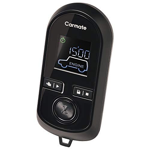カーメイト(Carmate) エアコンスターター エンジンスターター キーシリンダー・スタートノブ車用 ハイエンドモデル 最大電波到達見通し距離15,000m アンテナ内蔵液晶リモコン アンサーバック 日本製 乗車前エアコン ・ ヒーターの稼 6f5b31a0