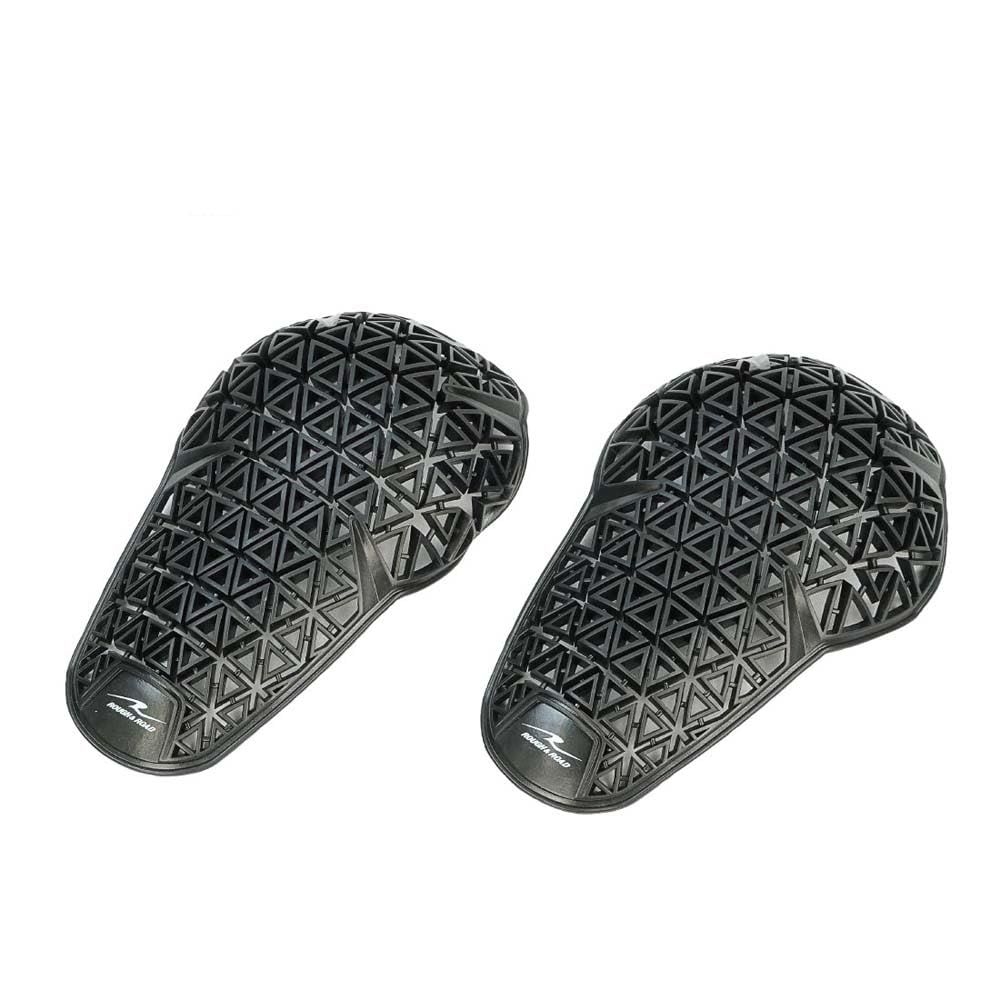 新品 ラフアンドロード(ROUGH&ROAD) バイク用プロテクター CE-LEVEL2 フレックスエアパッド ラージ ブラック RR10110