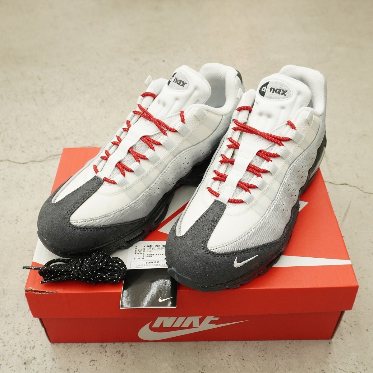 美品 国内正規 2026年 NIKE ナイキ AIR MAX 95 Big Bubble Seongsu エアマックス スニーカー IQ3363-025 サイズUS10 本物 灰2925Q♪