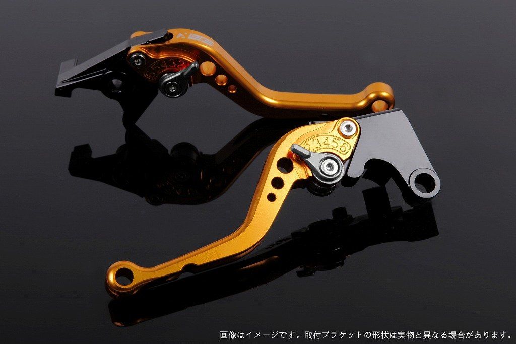 新品 SSK スピードラ アジャストレバーセット スタンダードショート レバー本体カラー:ゴールド アジャスターカラー:チタン SUZUKI GSX-S125/GSX-R125 2017-2019