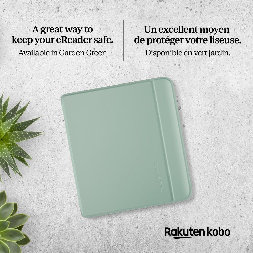 新品 Kobo Libra Colour用 ベーシックスリープカバー ガーデングリーン