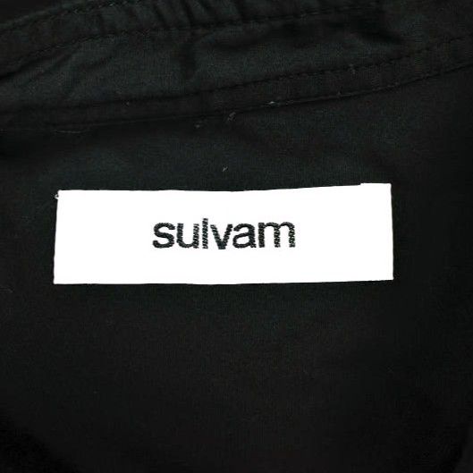 sulvam サルバム 日本製 Stitch Shirt ステッチパッチワークシャツ SH 
