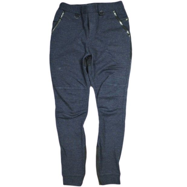 SUNSEA サンシー 日本製 Micro Thermal Knit Flea Market Pants マイクロサーマルニット フリーマーケットパンツ SNS-15A47 2 NAVY イージー ボトムス g25584