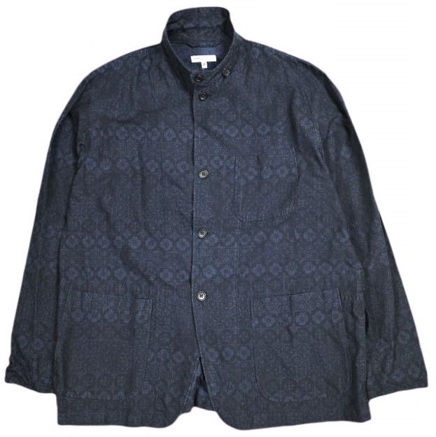 Engineered Garments エンジニアードガーメンツ アメリカ製 Loiter Jacket - Floral Jacquard ロイタージャケット フローラルジャガード M Navy アウター g25188 13,305円