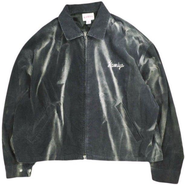 KAMIYA カミヤ 25AW 日本製 Sun-Faded Corduroy Work Blouson サンフェード コーデュロイ ワークブルゾン G15BL033 S BLACK ジャケット MYne MAISON MIHARA YASUHIRO アウター【中古】【KAMIYA】 KAMIYA カミヤ 25AW 日本製 Sun-Faded Corduroy Work Blouson サン
