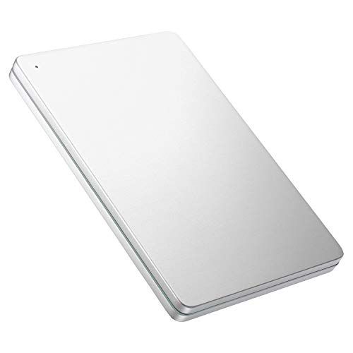 アイ・オー・データ 外付けHDD ハードディスク 2TB ポータブル カクうす アルミボディ 超薄型 mac Time Machine対応 日本製 HDPX-UTS2S シルバー×グリーンt 2ddc73a6