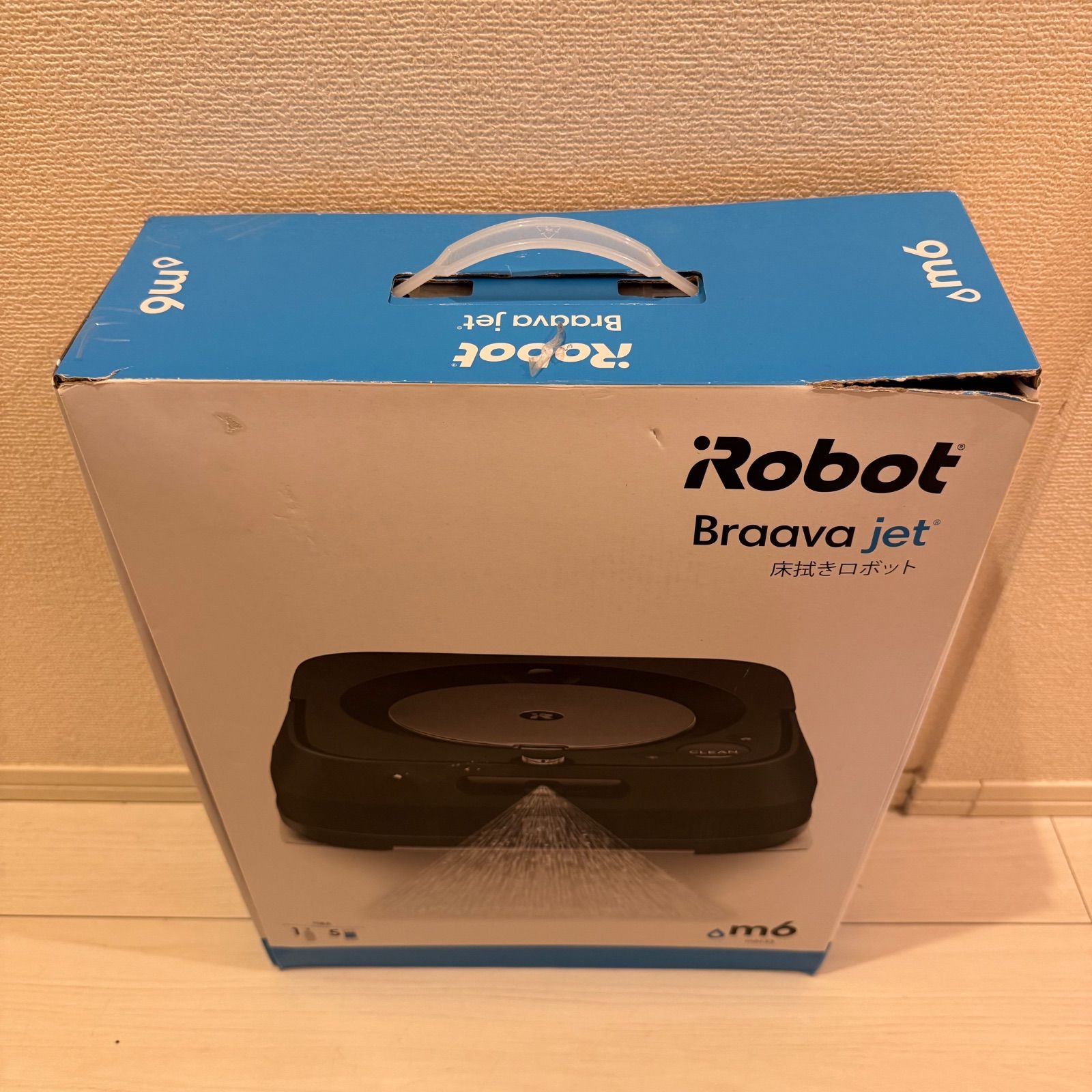 【コメント頂ければ値引き可能！】 iRobot 床拭きロボット ブラーバ ジェットm6 m6133 ブラック　BLACK 黒