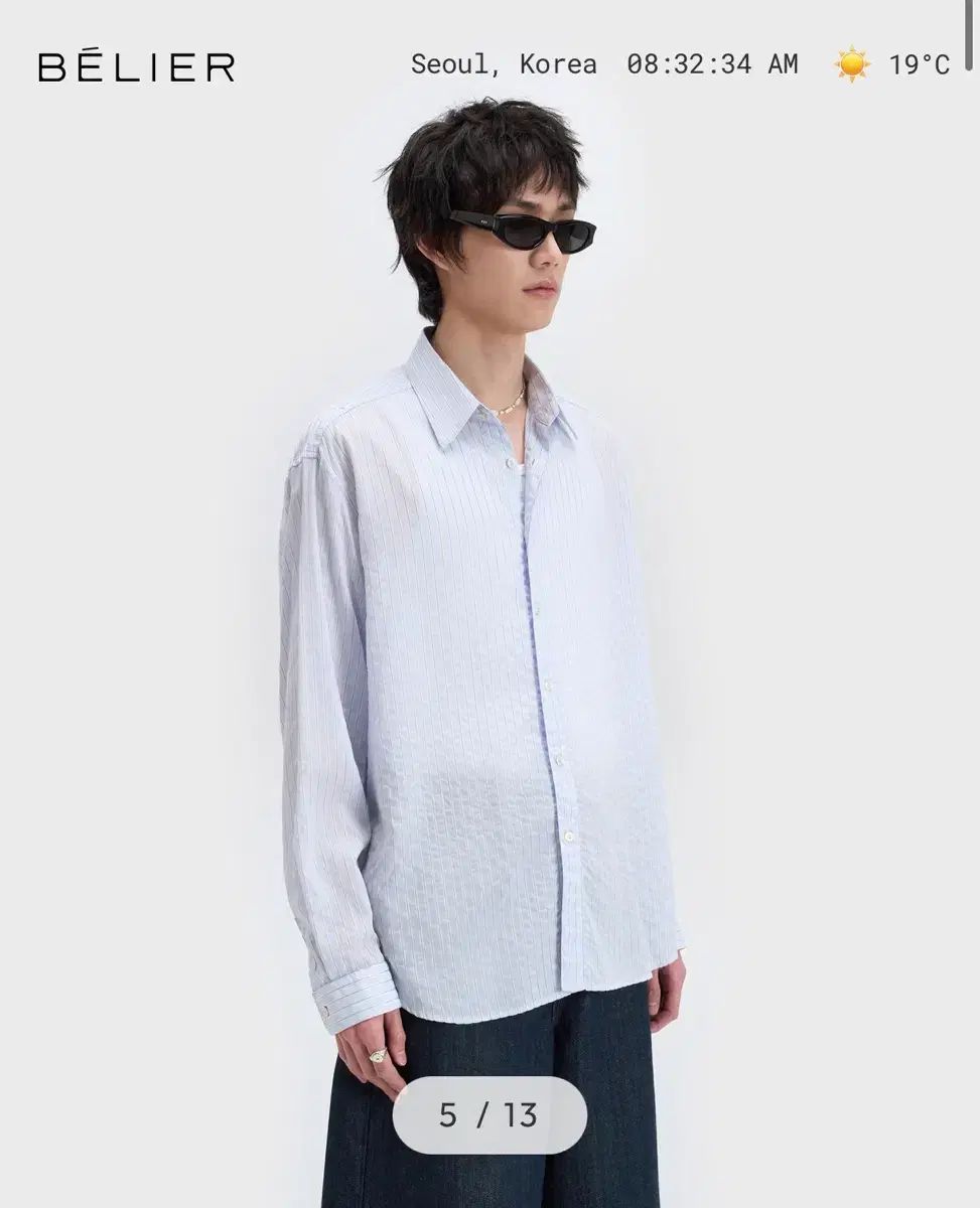 新品 26SS ベルリエ ブリーズ チコ シャツ サイズ105