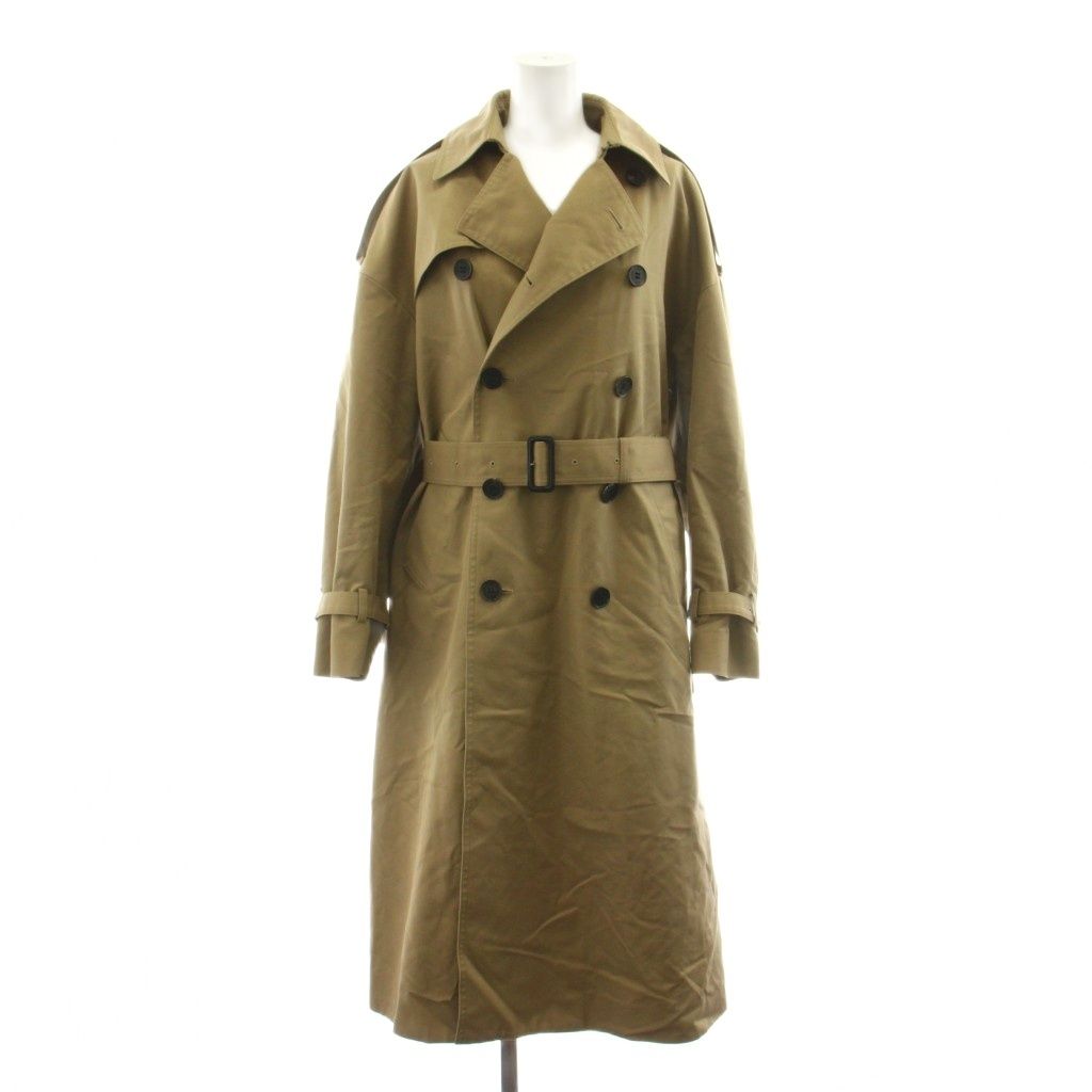 ハイク HYKE TRENCH COAT BIG FIT トレンチコート ビッグフィット ロング ライナー ベルト付き ベージュ 17155 /KU