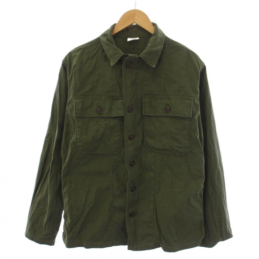 ファー イースト マニュファクチュアリング FAR EAST MANUFACTURING シャツ 長袖 M カーキ 59-91-0105 /BM