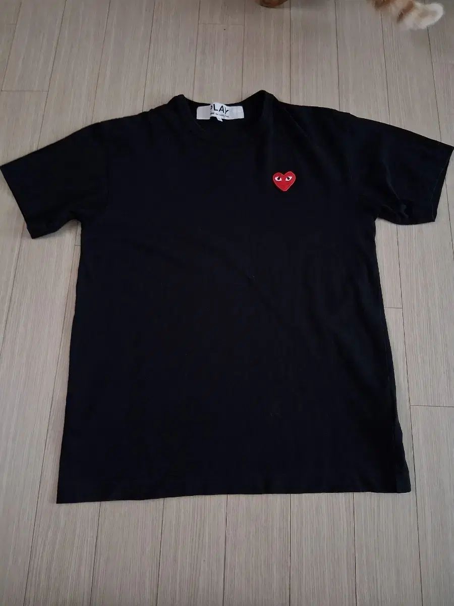 コム・デ・ギャルソン 黒 ハート 半袖 Tシャツ