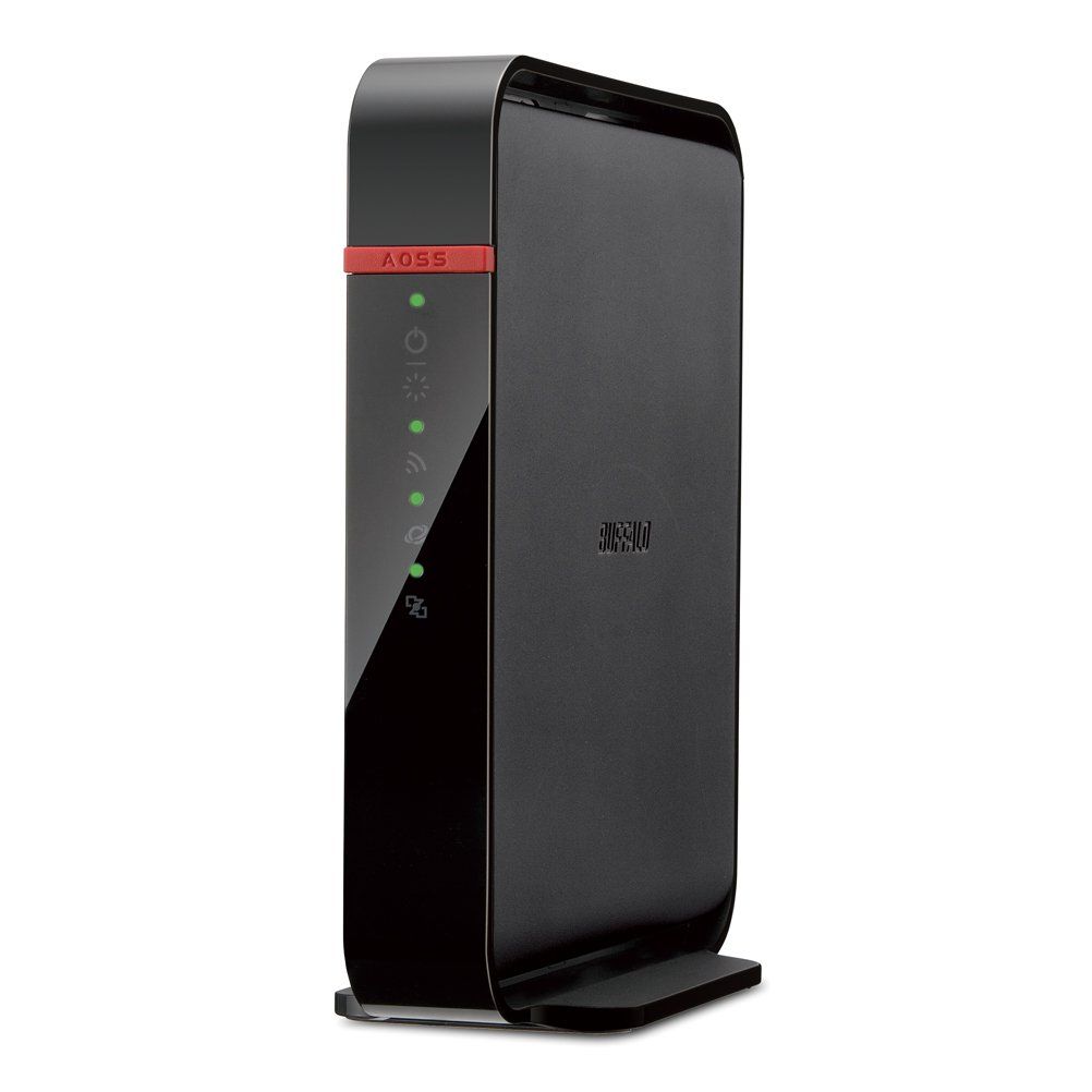 新品 BUFFALO【iphone6 対応】11ac/n/a/b/g 無線LAN親機(Wi-Fiルーター)エアステーション QRsetup ハイパワー 866+300Mbps WHR-1166DHP (利用推奨環境3人・3LDK・2階建て)