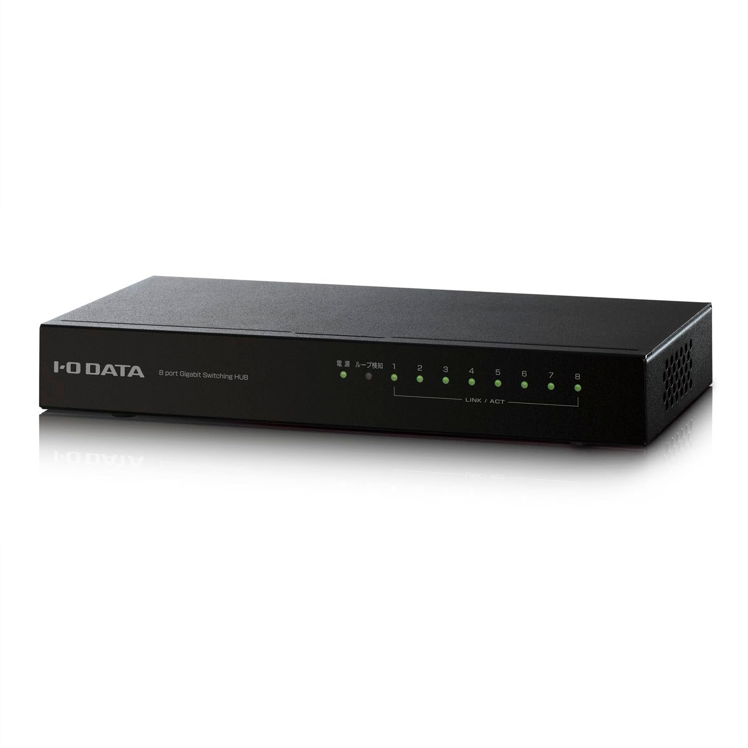 新品 アイ・オー・データ機器 Gigabit対応8ポートスイッチングハブ ETG-ESH08NC