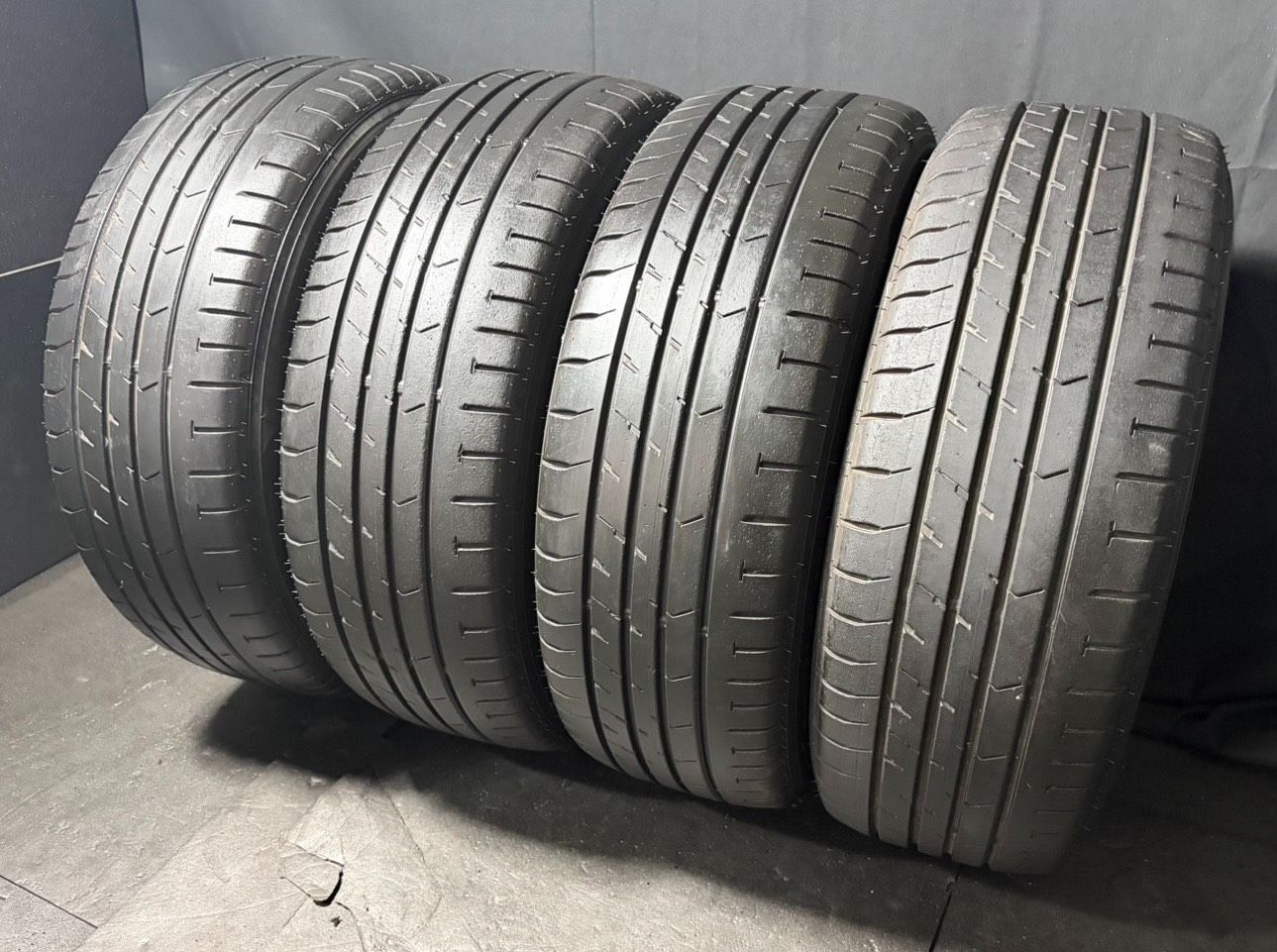 2018年製 約7.4～7.8分山 グッドイヤー　GOOD YEAR イーグル　EAGLE RVF ECO 225/55R18 4本 h_2190
