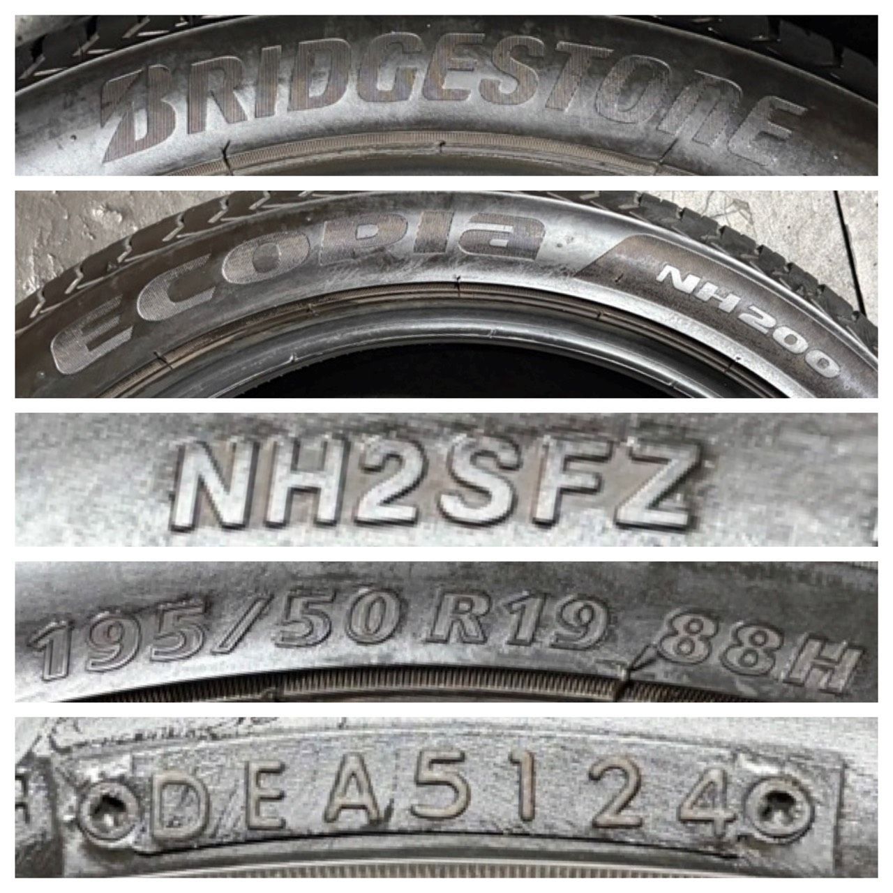 NH200 2024年製 BRIDGESTONE ECOPIA ブリヂストン エコピア C 送料無料 