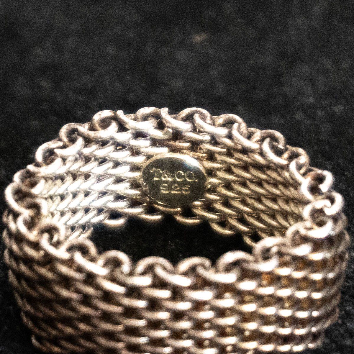 美品】TIFFANY＆Co. 【シルバー925 サマセットリング】12号