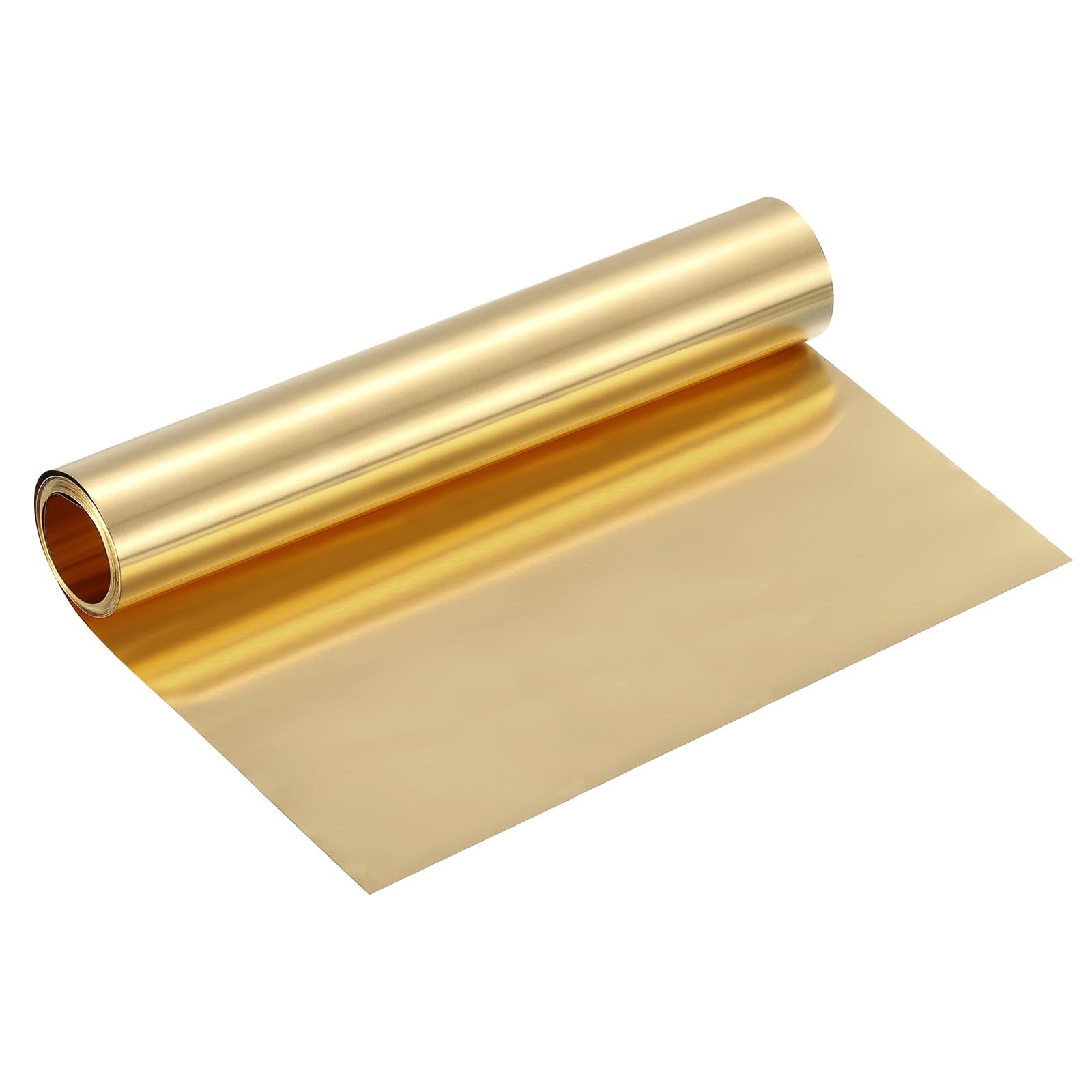新品 uxcell 真鍮シートロール 0.3 mm x 200mm x 1000mm 真ちゅう製シート H65 金属箔プレート 金属材料 銅板 メタル箔プレート クラフト 工芸 手作り 電気修理 DIYプロジェクト用 金色
