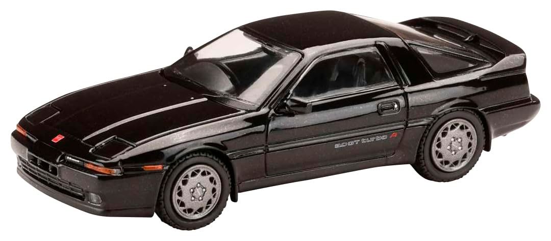 新品 HJ64 1/64 トヨタ スープラ (A70) 3.0GT TURBO A ブラックパール 完成品