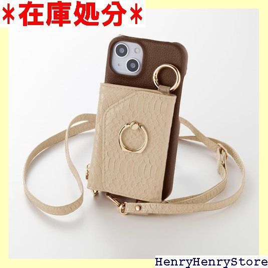 enHANCE スマホケース ショルダーストラップ付 iphone 15 ケース 3020