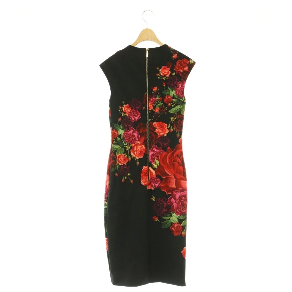 テッドベーカー TED BAKER 花柄 ワンピース ノースリーブ タイト 1