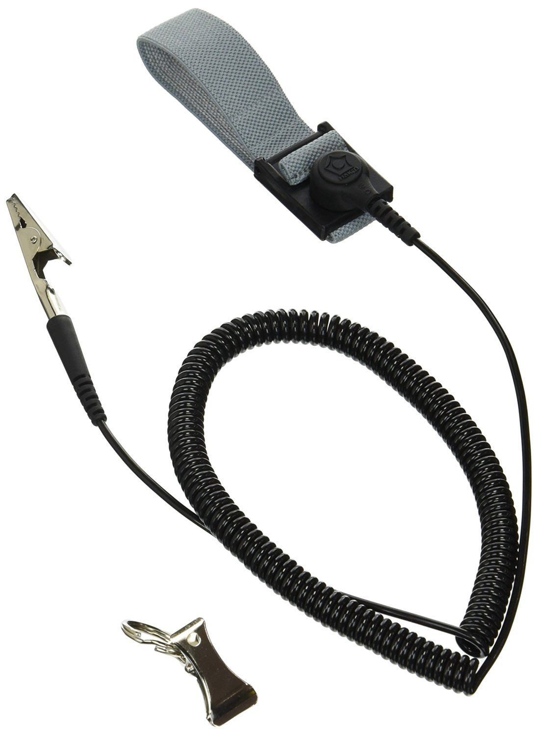 新品 白光(HAKKO) リストストラップ 2.5mコード グレー No.442B-007 10個入