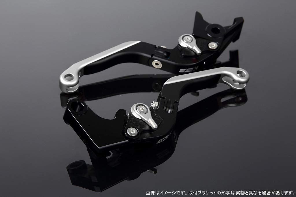 新品 SSK スピードラ アジャストレバーセット 可倒延長式 レバー本体カラー:マットブラック アジャスターカラー:マットシルバー エクステンションカラー:マットシルバー YAMAHA XMAX
