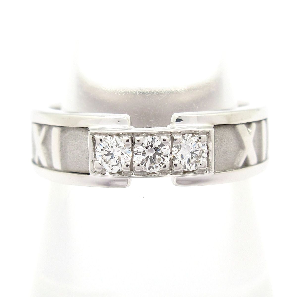 TIFFANY&Co.(ティファニー) リング アトラス K18WG×ダイヤモンド 3Pダイヤ