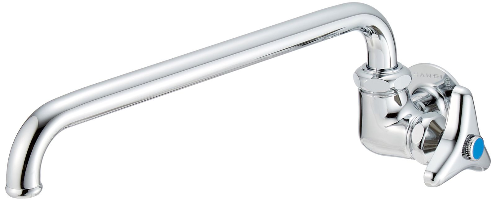 新品 SANEI(サンエイ) 横形自在水栓 パイプ長さ240mm A20J-L2-13