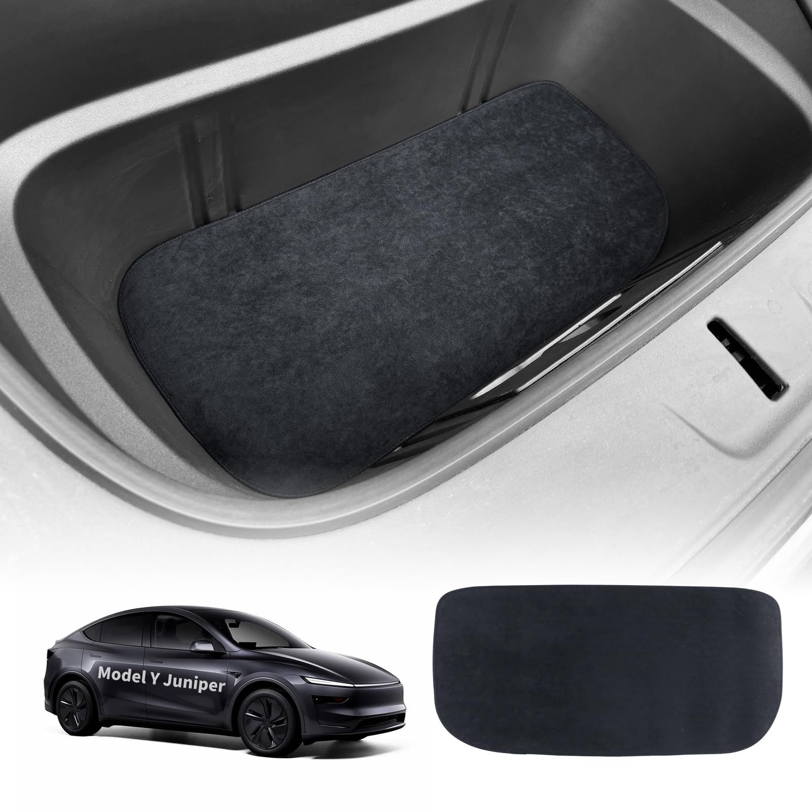 新品 KUNGKIC テスラ モデル Y ジュニパー Tesla Model Y Juniper 2025年以降 適用 フロントトランク ラゲッジマット カーゴマット フランネル材質 荷台マット 車種専用設計 内装パーツ