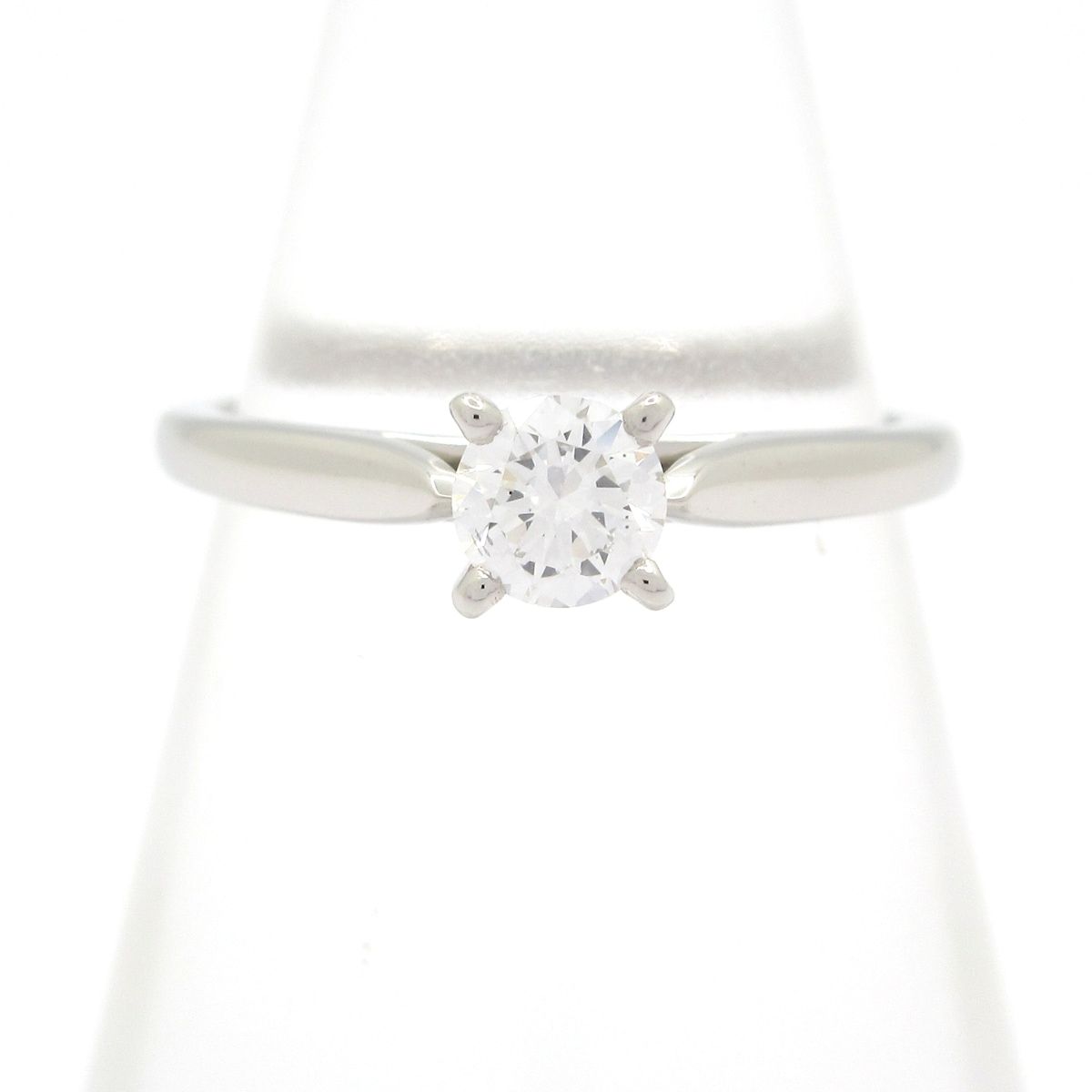 Cartier(カルティエ) リング 46美品 ソリテール1895 Pt950×ダイヤモンド 1Pダイヤ0.23カラット