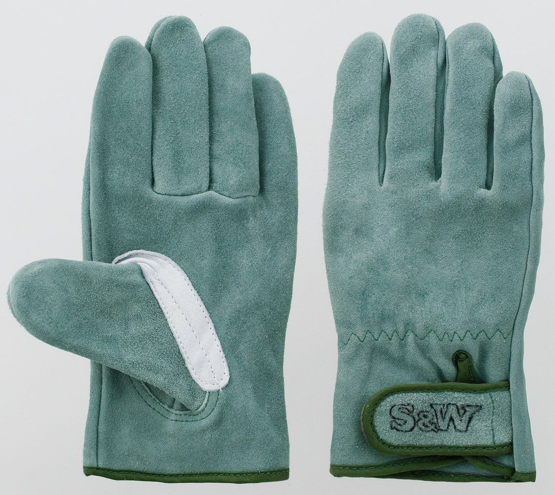新品 富士グローブ SW-32B S&Wオイル皮手袋 10双組 日本製牛皮使用 (Lサイズ)