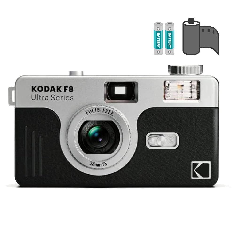 新品 コダック フィルムカメラ Ultra F8 カメラ 35mm ブラック 単三電池 ネガフィルム付 セット 9,178円