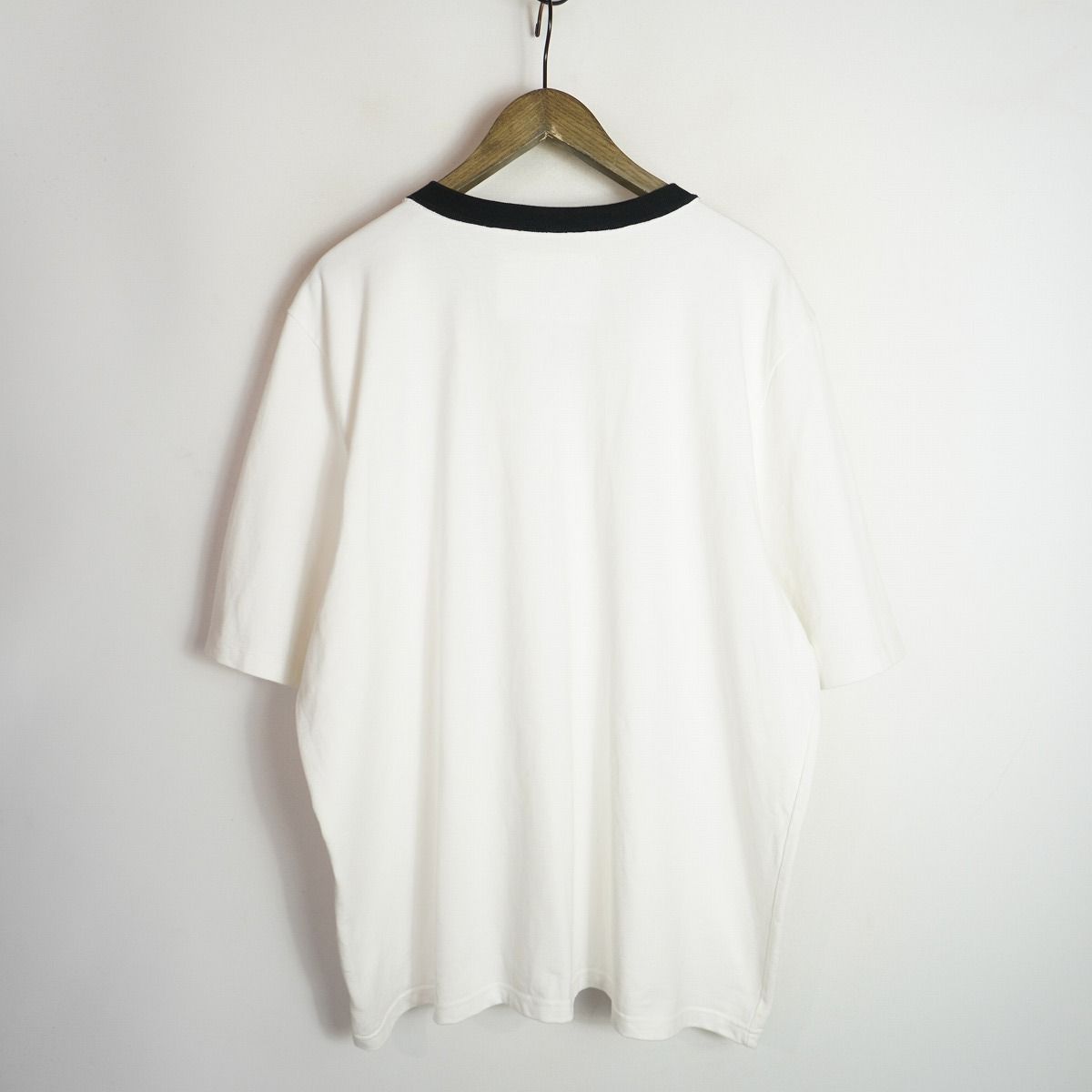 CAMIEL FORTGENS 厚手コットンVネックTシャツ　サイズM CAMIEL FORTGENS＞NORMAL T―SHIRT/Tシャツ
