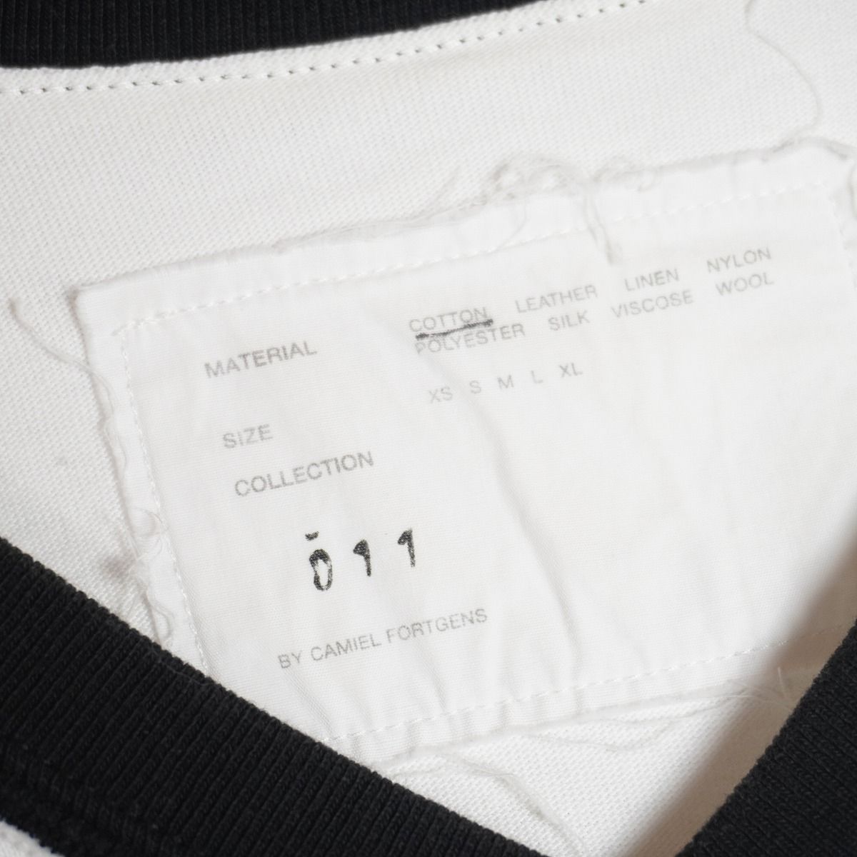 美品 CAMIEL FORTGENS カミエル フォートへンス TAILORED TEE S/S V