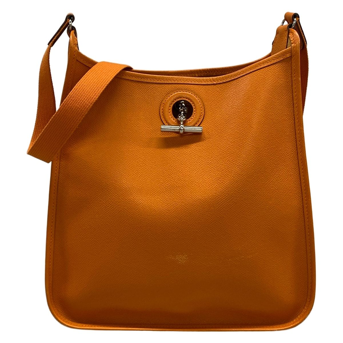 HERMES(エルメス) ショルダーバッグ ヴェスパPM オレンジ シルバー金具