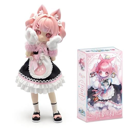 【新品】ブラインドドールブラインドボックス 異象重構 BJDドール 1/8 スケール BJD 可動フィギュア アニメ人形 少女向けギフト 15歳以上対象 PVC&ABS製 衣装付き コレクタブルフィギュア 61db314b