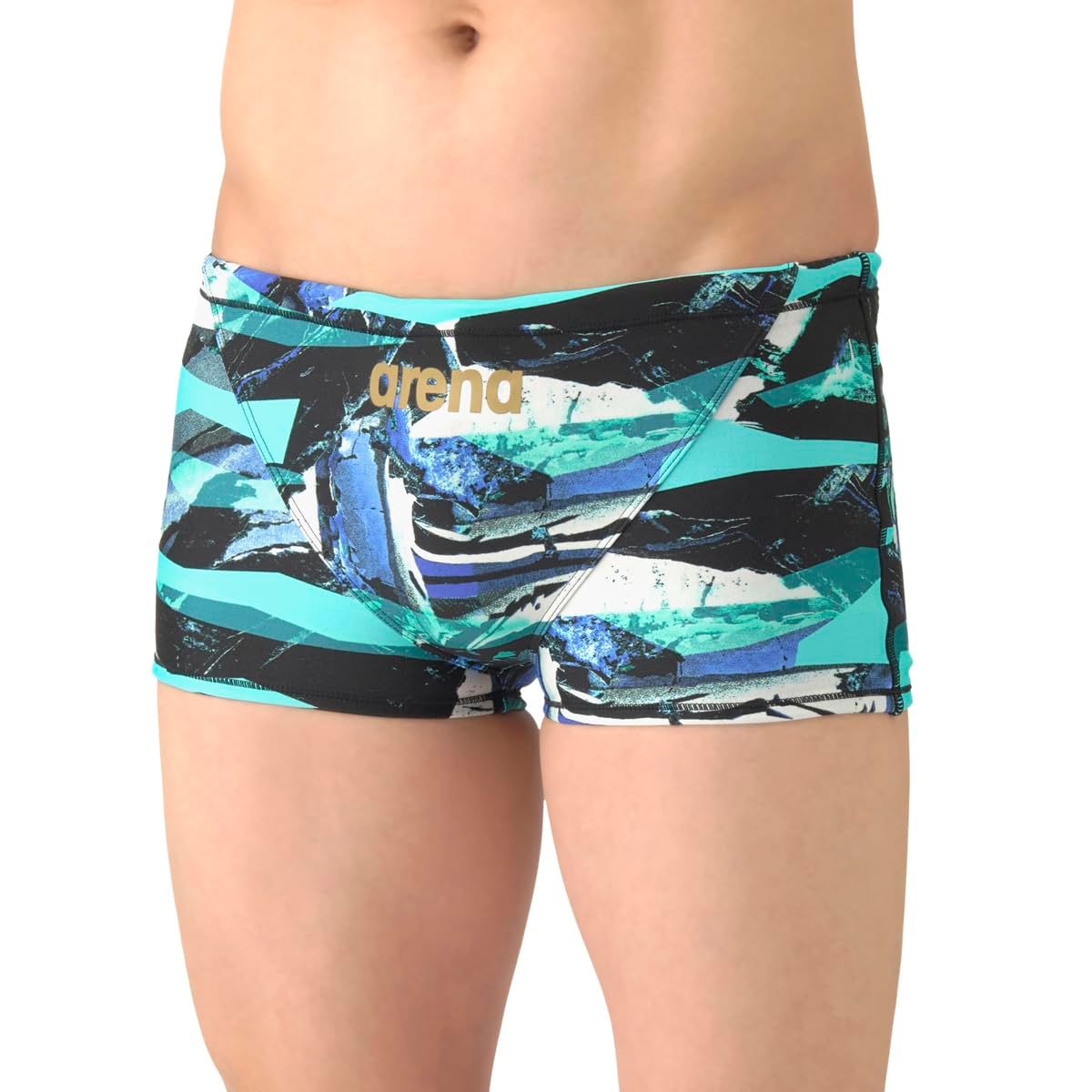 新品 arena(アリーナ) 競泳水着 トレーニング用 メンズ 【TOUGHSUIT】 SSサイズ 水泳 スイミング 耐久性 練習用 トレーニング向け ショートレッグ AS6SWM33M