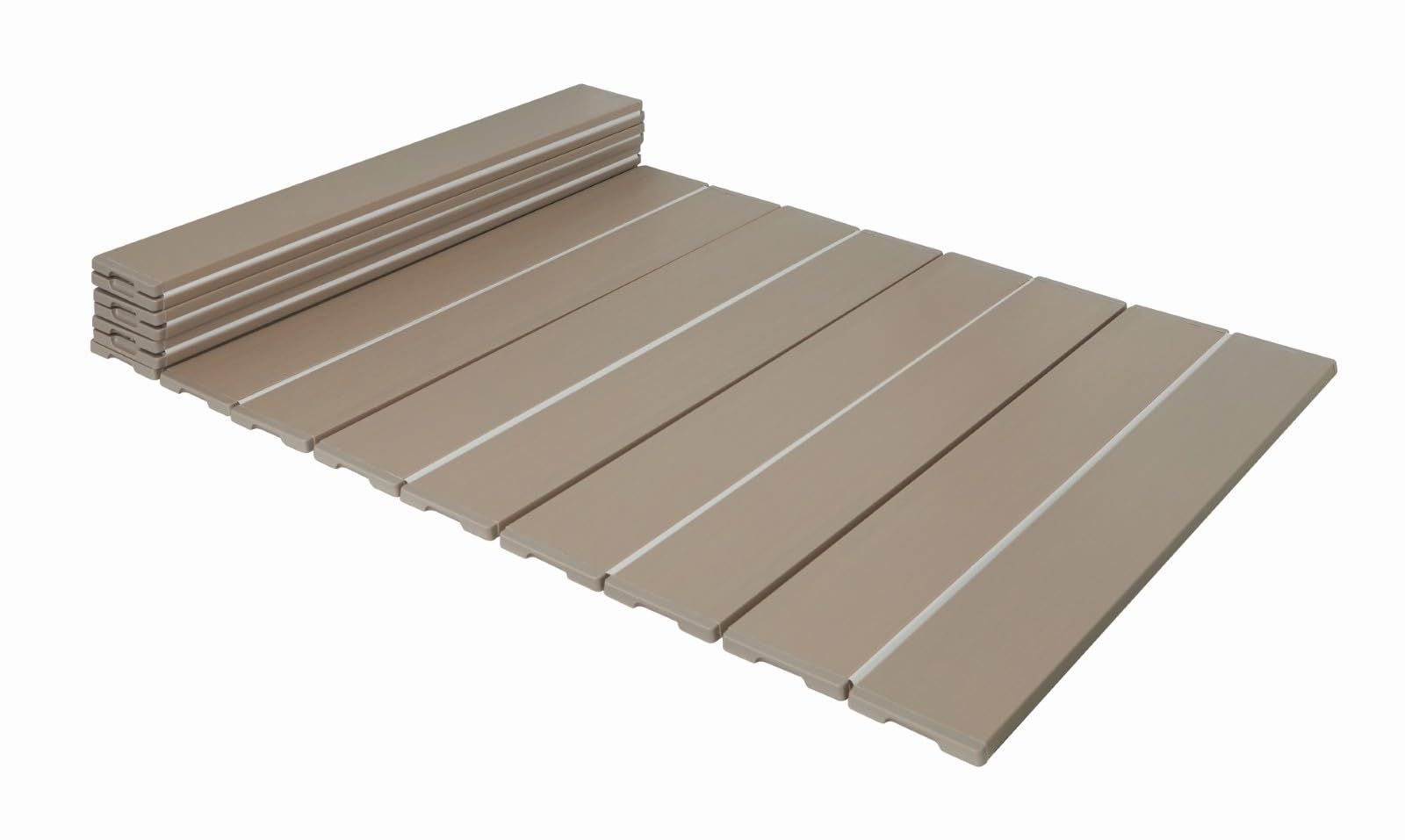 新品 ミエ産業 折りたたみ式 コンパクト 風呂ふた 製品サイズ(約)80×162cm モカ (本体)防汚加工 (軟質) Ag抗菌加工 防カビ加工
