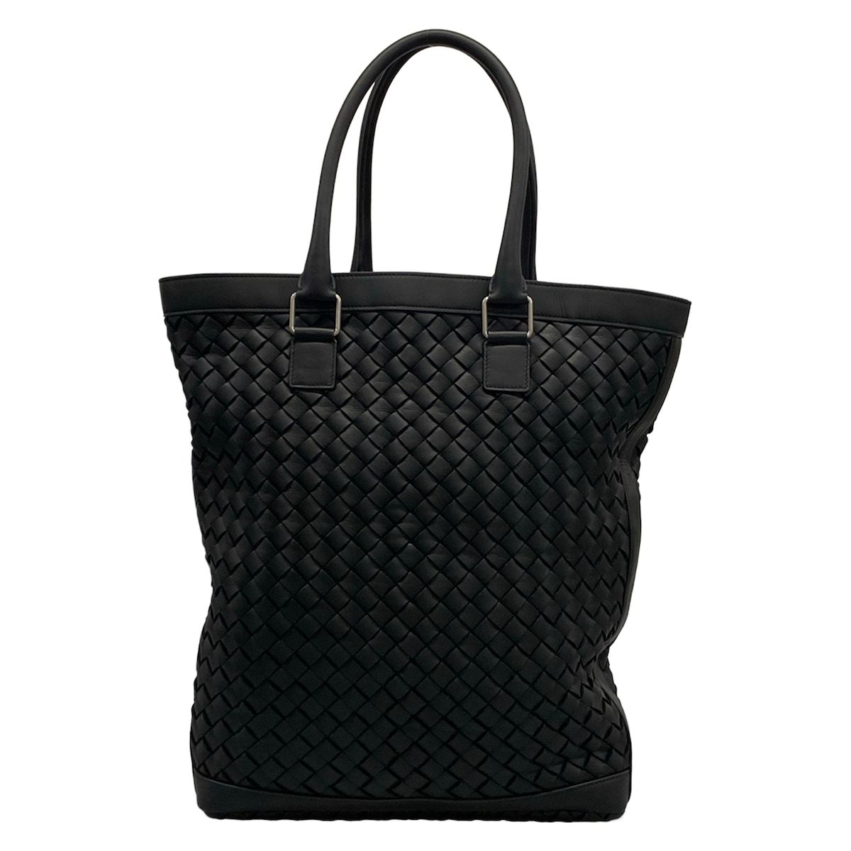BOTTEGA VENETA(ボッテガヴェネタ) トートバッグ イントレチャート 黒 レザー