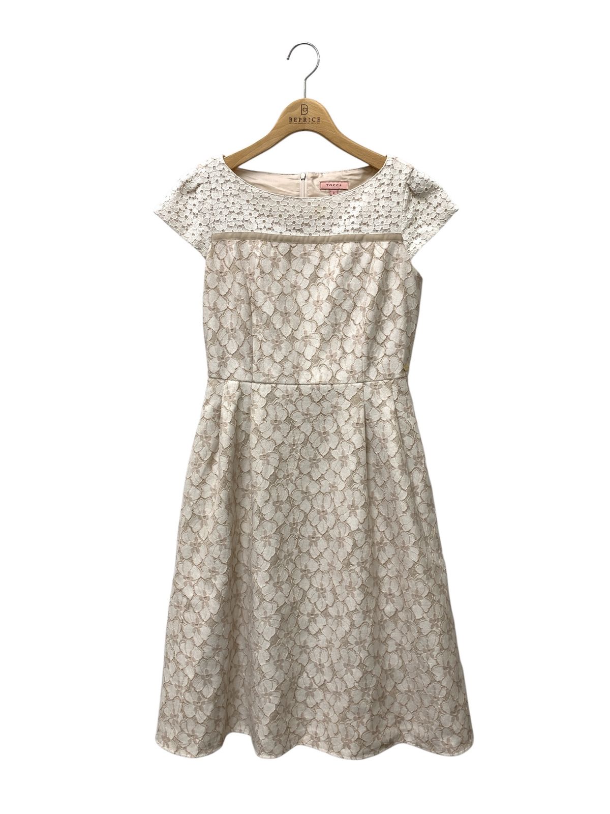 トッカ SWEET MARGALET ドレス OPTOCA0391 ワンピース ベージュ IT1WPXNEOJZM