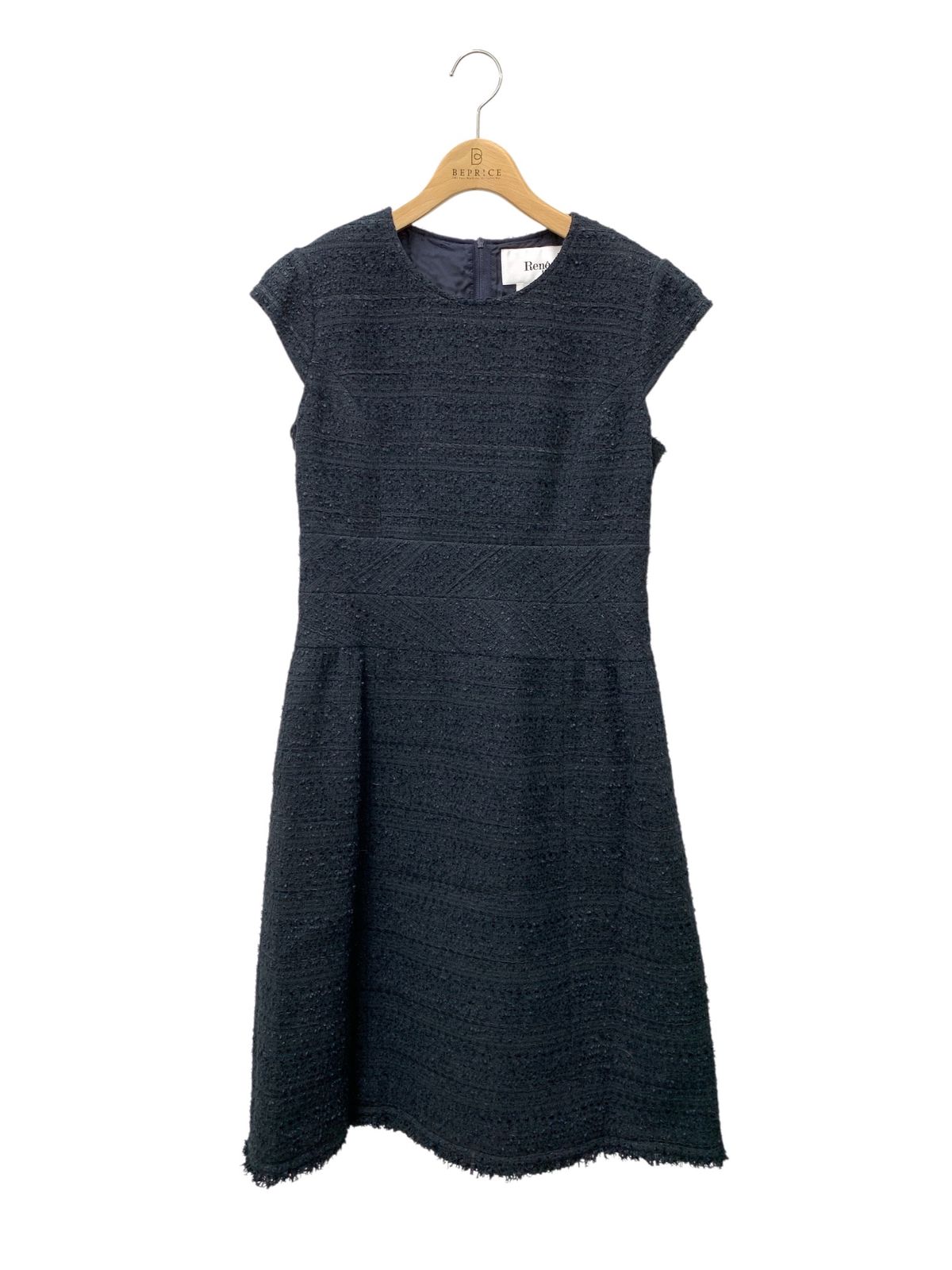 ルネ 6116420 ワンピース 38 ネイビー TISSU ツイード ITCMNCRC4PW2 14,985円