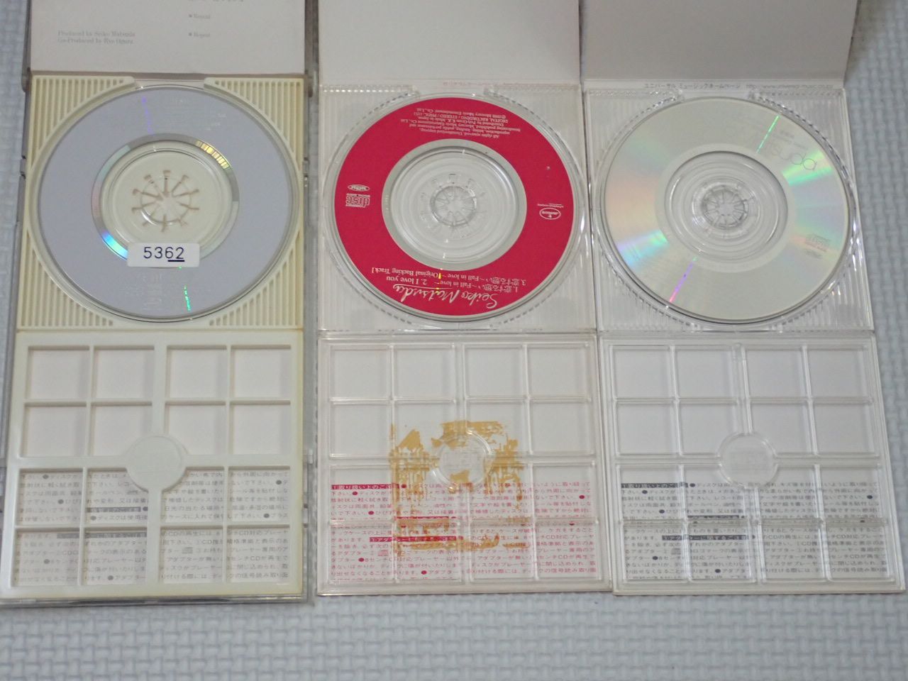 CD☆松田聖子 哀しみのボート 8cm (おまけ 恋する想い Fall in love