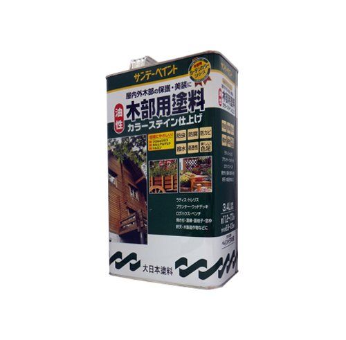 新品 サンデーペイント 油性木部用塗料 3.4L ウォルナット