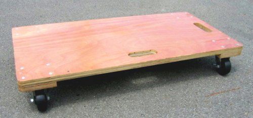 新品 マツモト 木製平台車 L TC-9045 積載 150kg 90x45cm